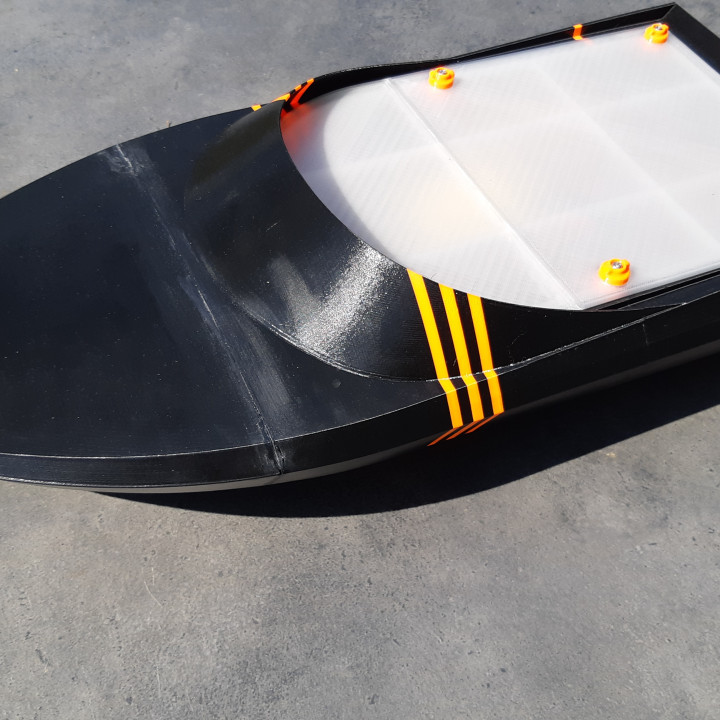 3D Print Of KwikJet - The 3D Printable Jet Boat By Petclaud