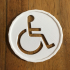 simbolo de discapacitado print image