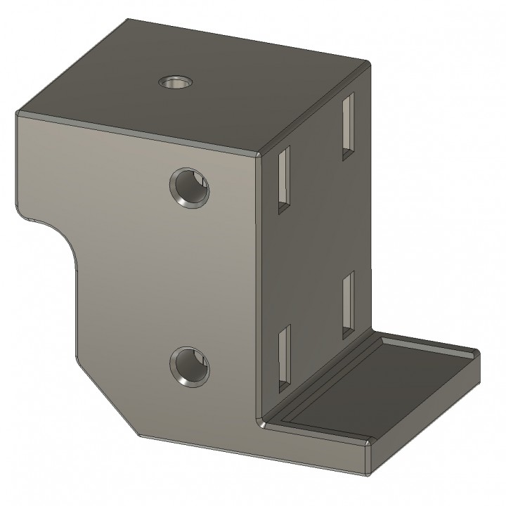 Under-Table Rack Mount Brackets - 1U, Pad and No-Pad versions image