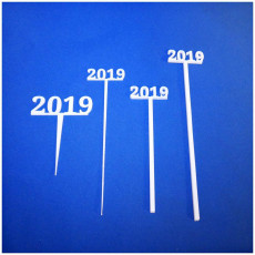 Picture of print of 2019 New Years Party Picks and Swizzle sticks