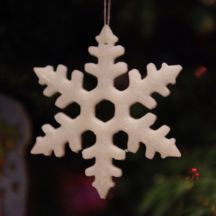 Christmas snowflake decoration image