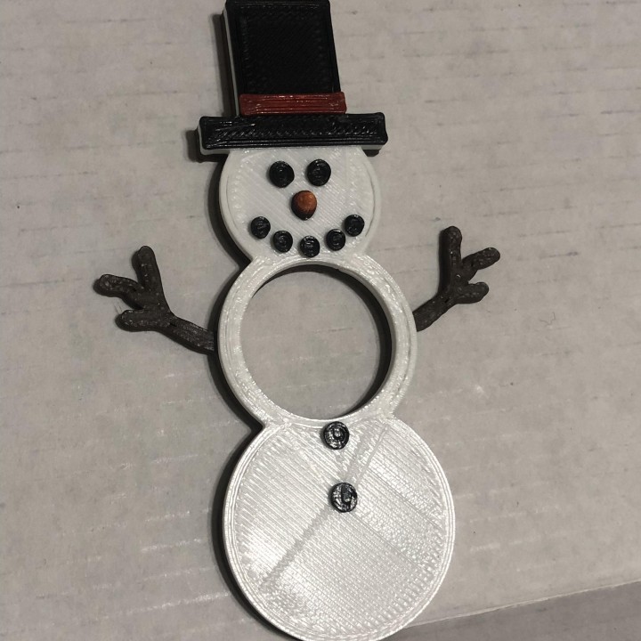 Snowman Paper Napkin Holder image