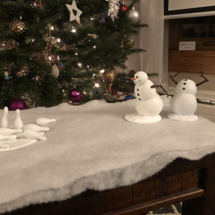 Calvin and Hobbes Snowmen Village (Collection) image