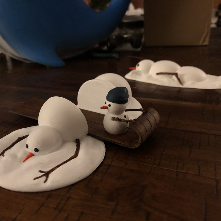 Calvin and Hobbes Snowmen Village (Collection) image