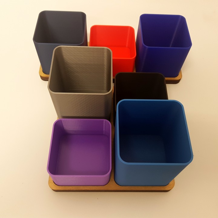 Modular desk organizer image