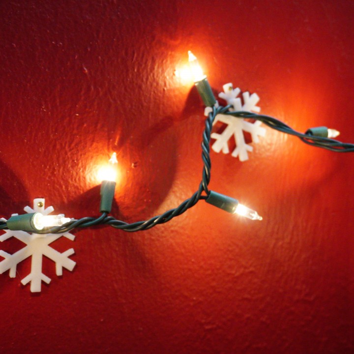 Snowflake Christmas Lights Hanger image