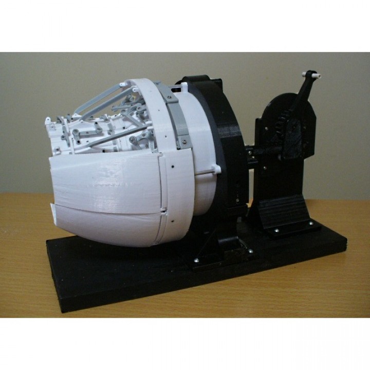 Variable Nozzle for Jet Engine, Full Link Type image