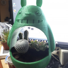 Picture of print of Totoro planter - Small Totoro vase