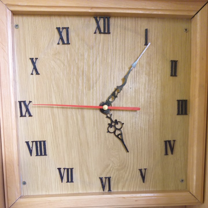 Clock numerals image