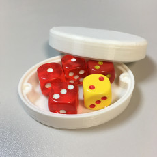 Picture of print of Oval Dice Box