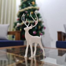 Picture of print of Christmas Deer