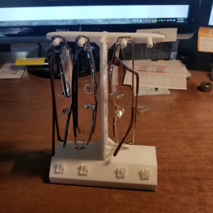Eye Glass stand , Great for all of my different mag glasses image