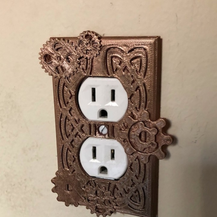 Steampunk outlet cover image