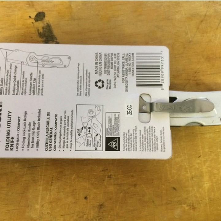 Husky Utility Knife handles image