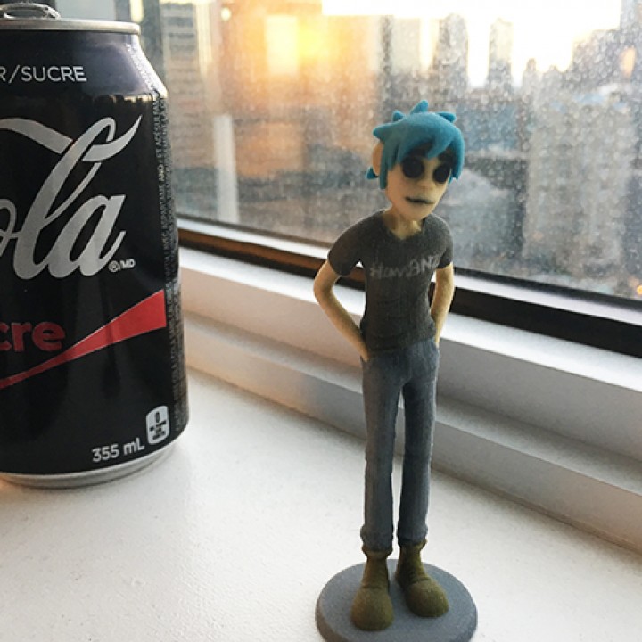 3D Printable Gorillaz: 2D by 3D Print Guy