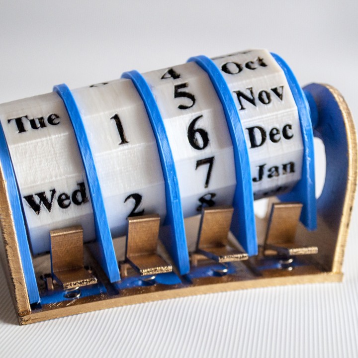 3D Printable Game of Thrones Desk Calendar by Wayne Jordan