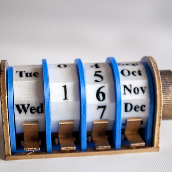 3D Printable Game of Thrones Desk Calendar by Wayne Jordan