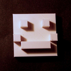 Picture of print of Pixilated Smiley Face