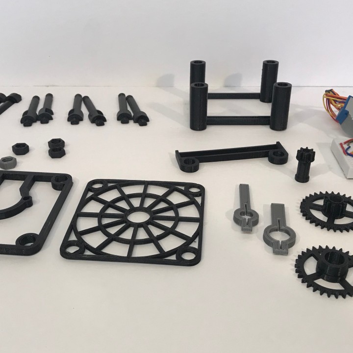 Simple Arduino 3D printed clock image