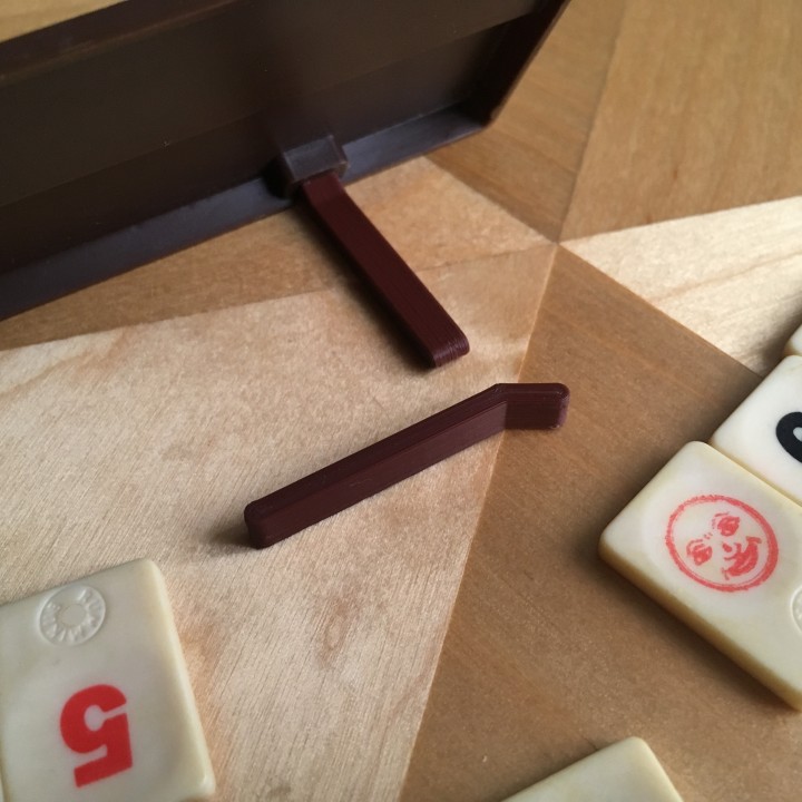 3D Printable Rummikub Tile Holder Tray Replacement Feet by Baschz Leeft