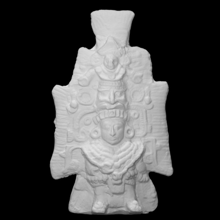 Standing Male Figure with Headdress image
