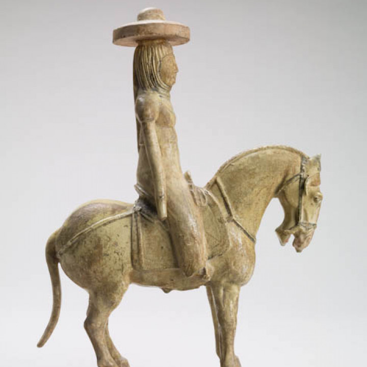 Chinese Equestrian figure (female) image