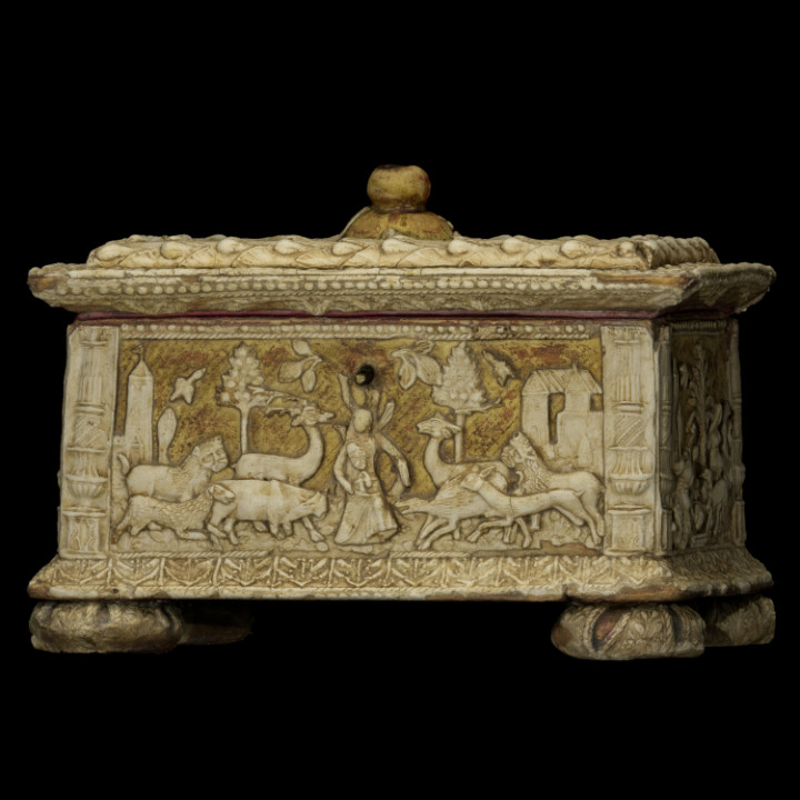 Casket with mythological scenes image