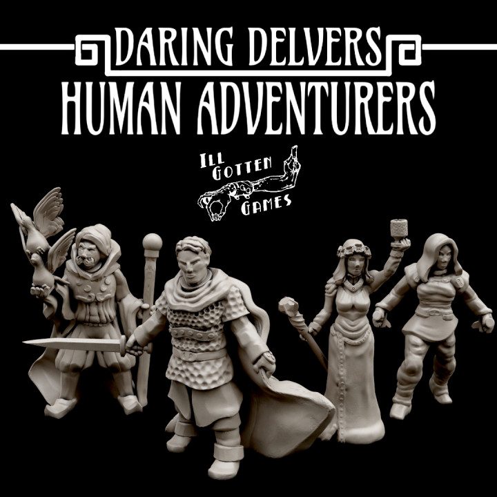Daring Delvers: Human Adventurers image