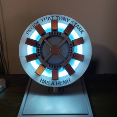 Picture of print of Iron Man Arc Reactor Echo Dot Case
