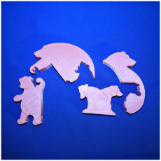 Picture of print of 4 bears puzzle