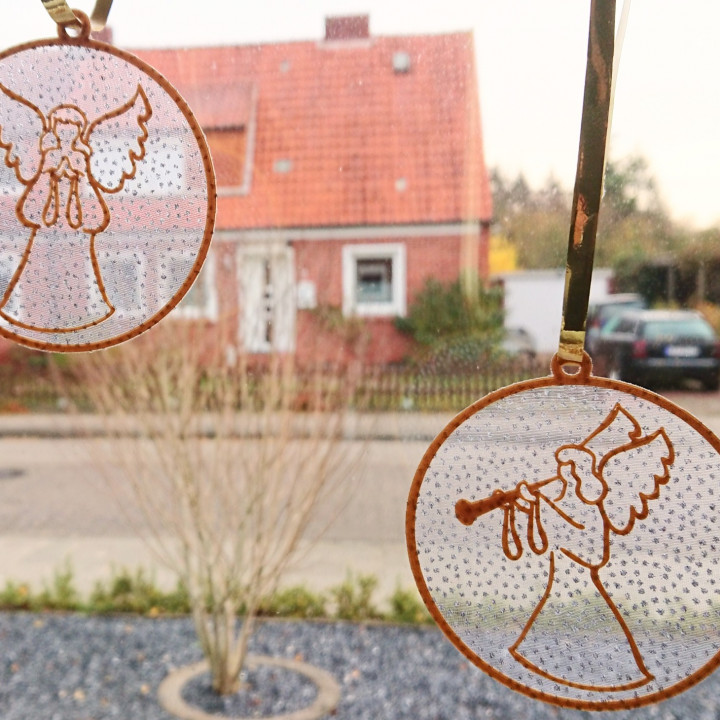 Angel Ornaments for your window image