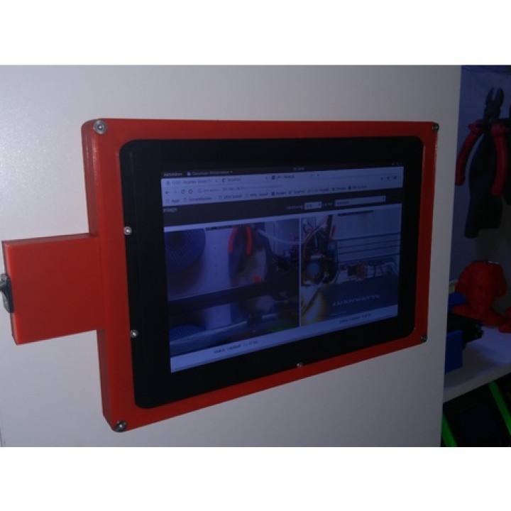 3d printable waveshare display mount 10 inches by lange23