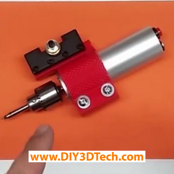 3D Printable MiniLathe Tool Post Grinder! by Mr.