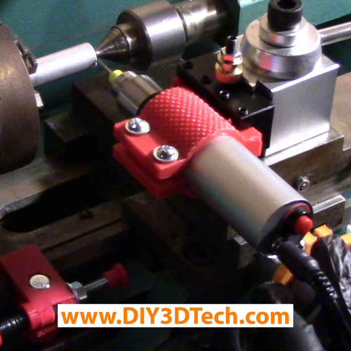 3D Printable MiniLathe Tool Post Grinder! by Mr.