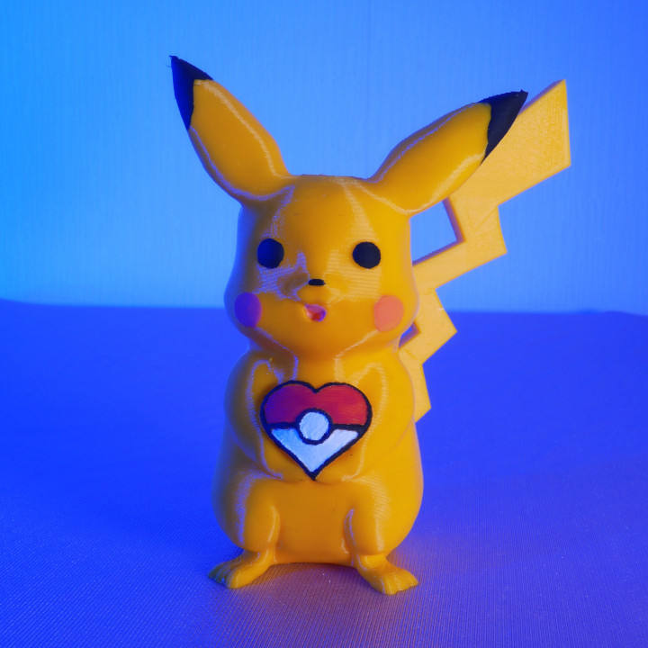 Valentine Pikachu image