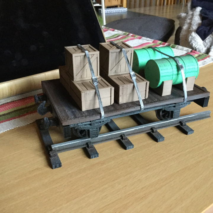 Flatbed Wagon for 16mm Scale Garden Railway image