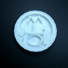 Picture of print of craft the world maker coin