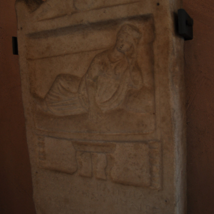 Funerary stele of Ammia image
