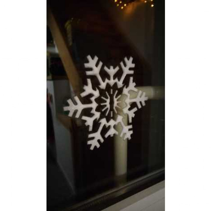 Christmas window stencil image