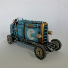 Picture of print of Steampunk roadster.