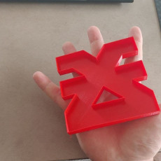 Picture of print of Warhammer 40k Khorne Cookie Cutter