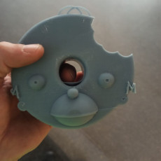 Picture of print of Homer Simpson donut head