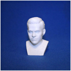 Picture of print of Captain Kirk Chris Pine Star Trek bust 3D printing ready stl obj