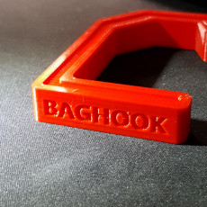 Picture of print of handbag table hook