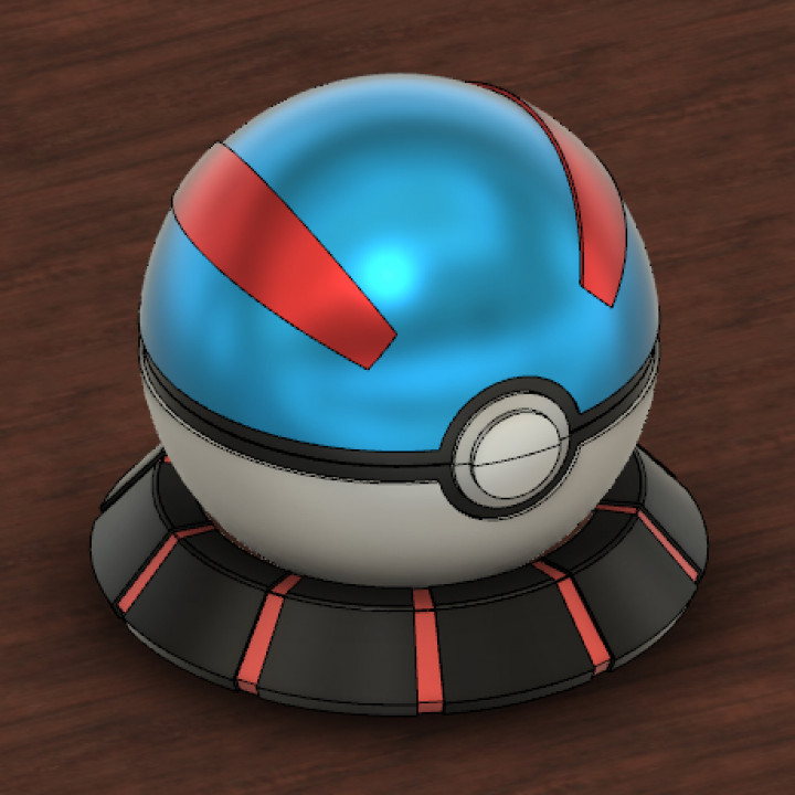 PokeMon Great Ball Echo Dot Case (2nd Gen) image
