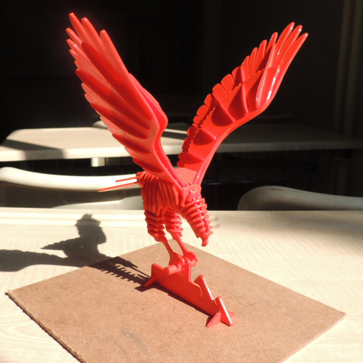 3D Puzzle : RED EAGLE image