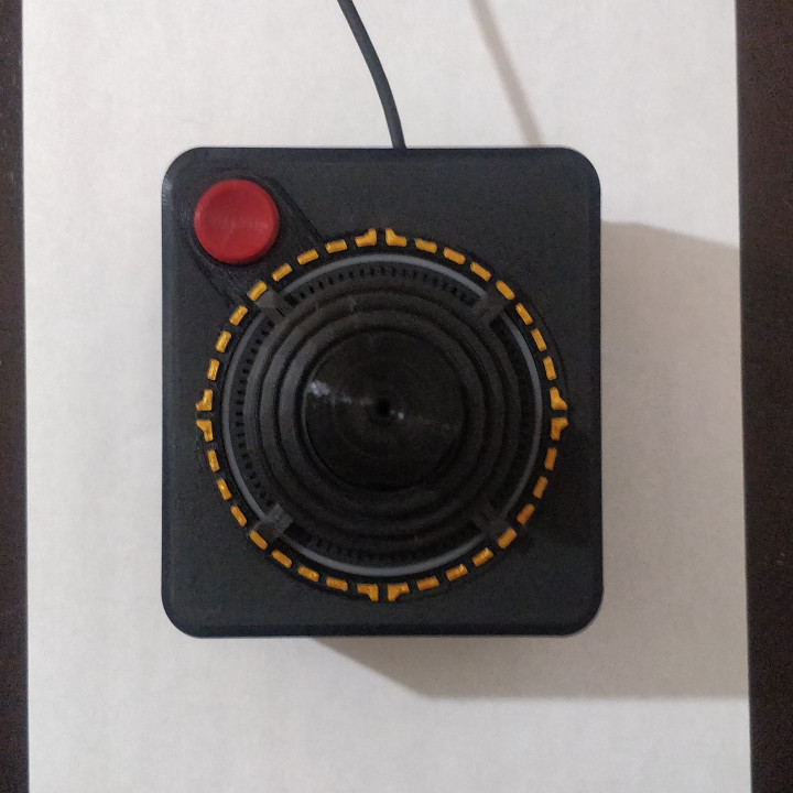 3D Printable Atari 2600 - 2nd Gen Amazon Dot Holder by Tyler Keller