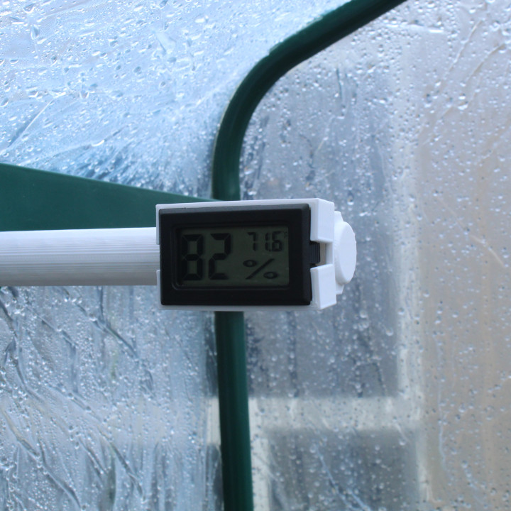 Hydrometer mount for greenhouse image