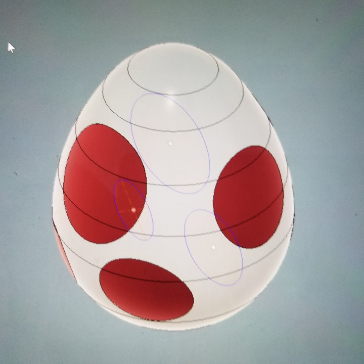 Dual Color dotted egg image