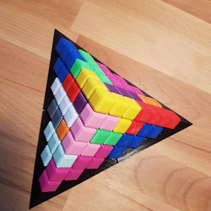 3D Pyramid Puzzle image